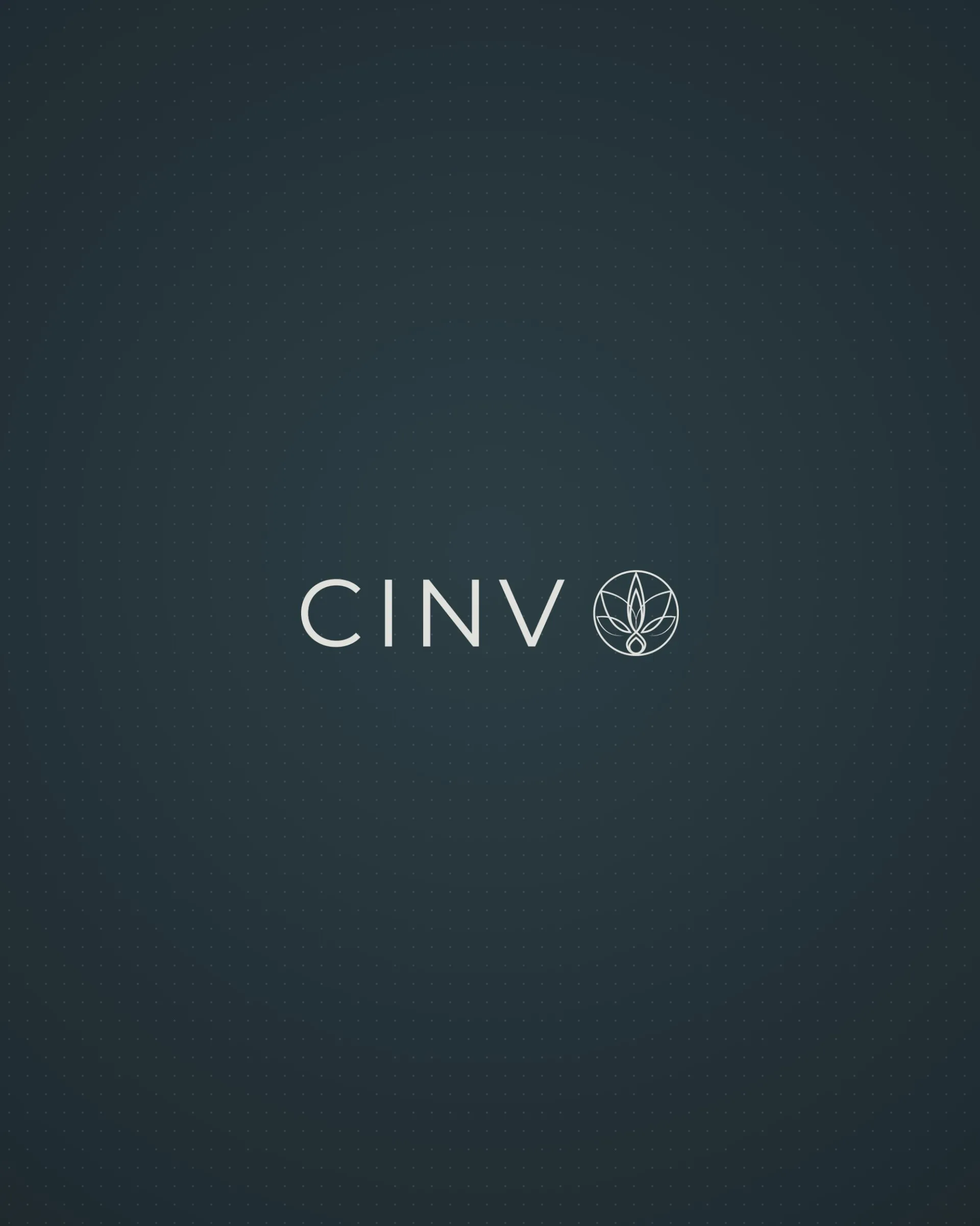 The CINV logo on dark slate