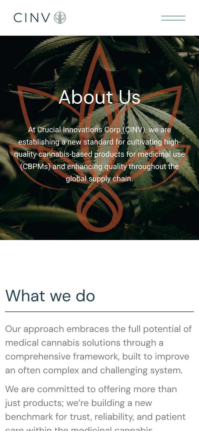 CINV Corp on a phone: about